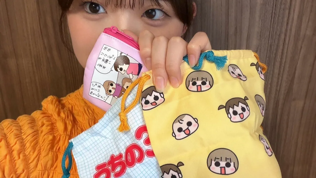 うちの3姉妹巾着♡ 松本わかな