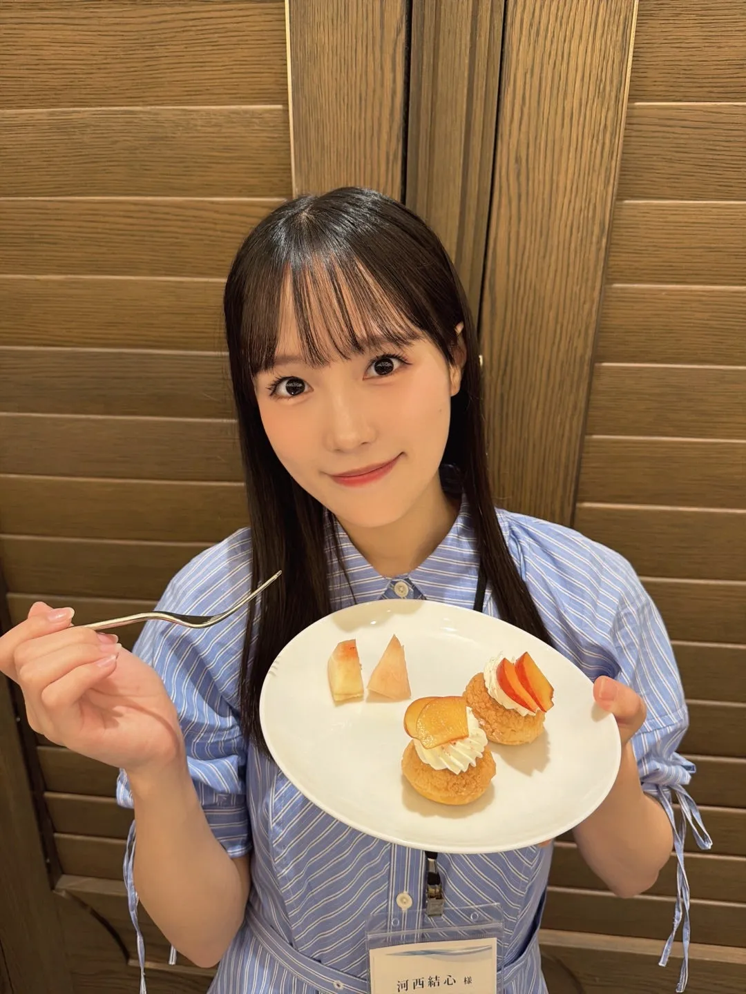 暑すぎです。河西結心