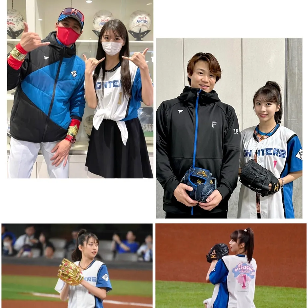 『エスコンフィールドHOKKAIDOで会おうぜ!!♡♪*゚』牧野真莉愛