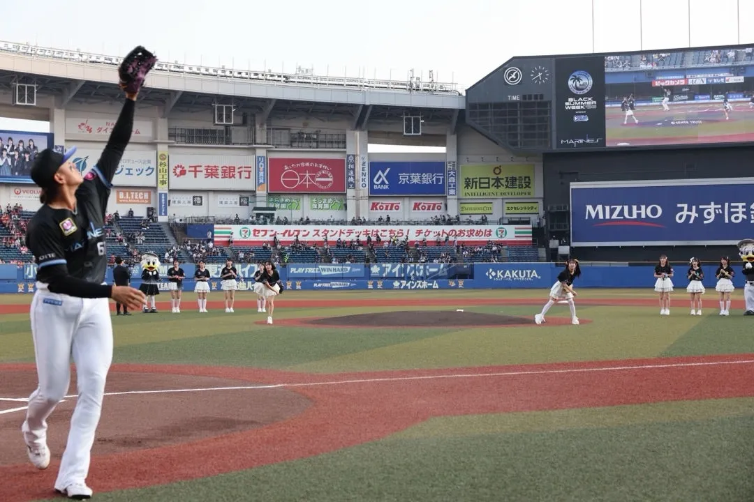 セレモニアルピッチ&リポーター!!!⚾ 橋田歩果